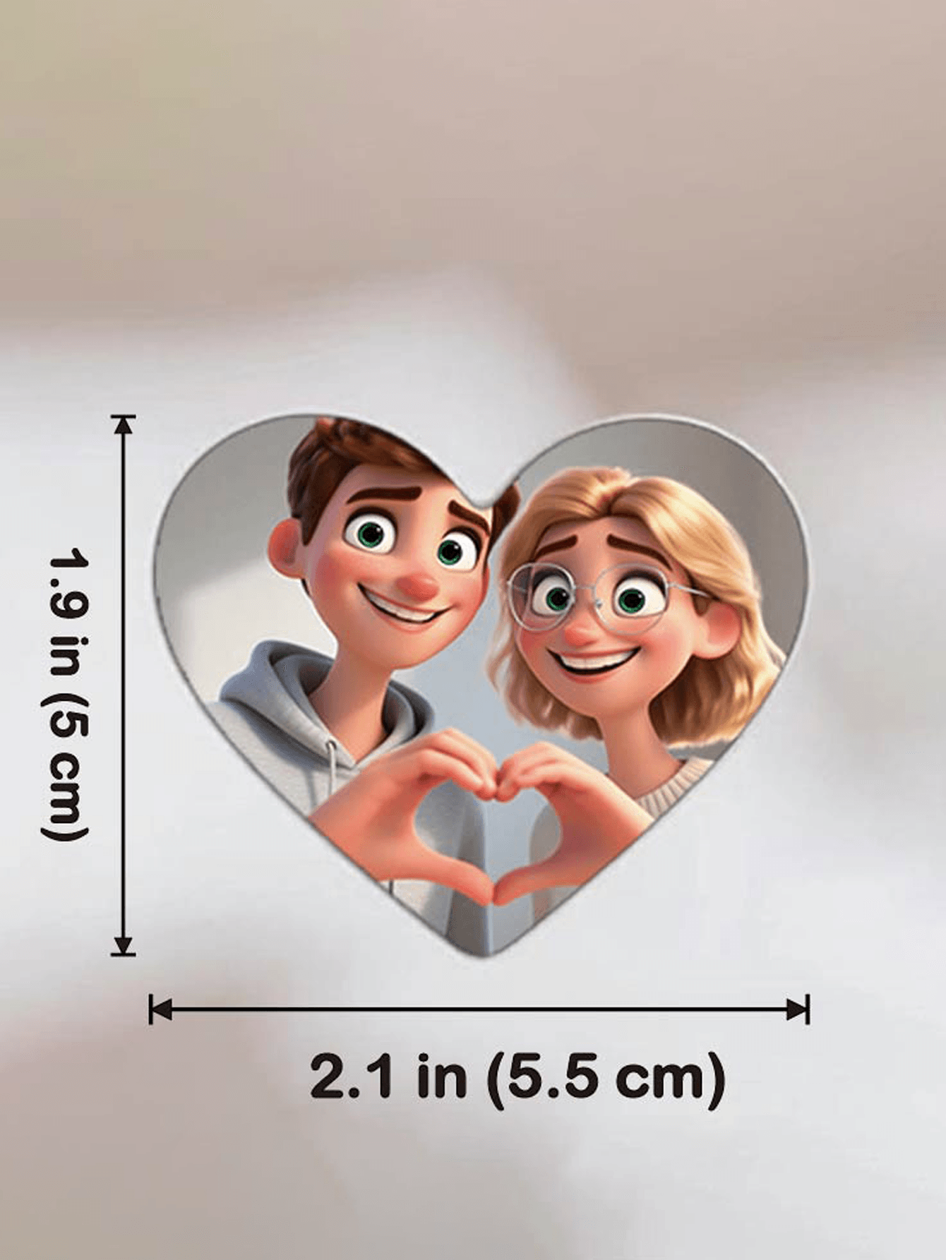 Pixar-Style Photo Customization for refrigerator sticker